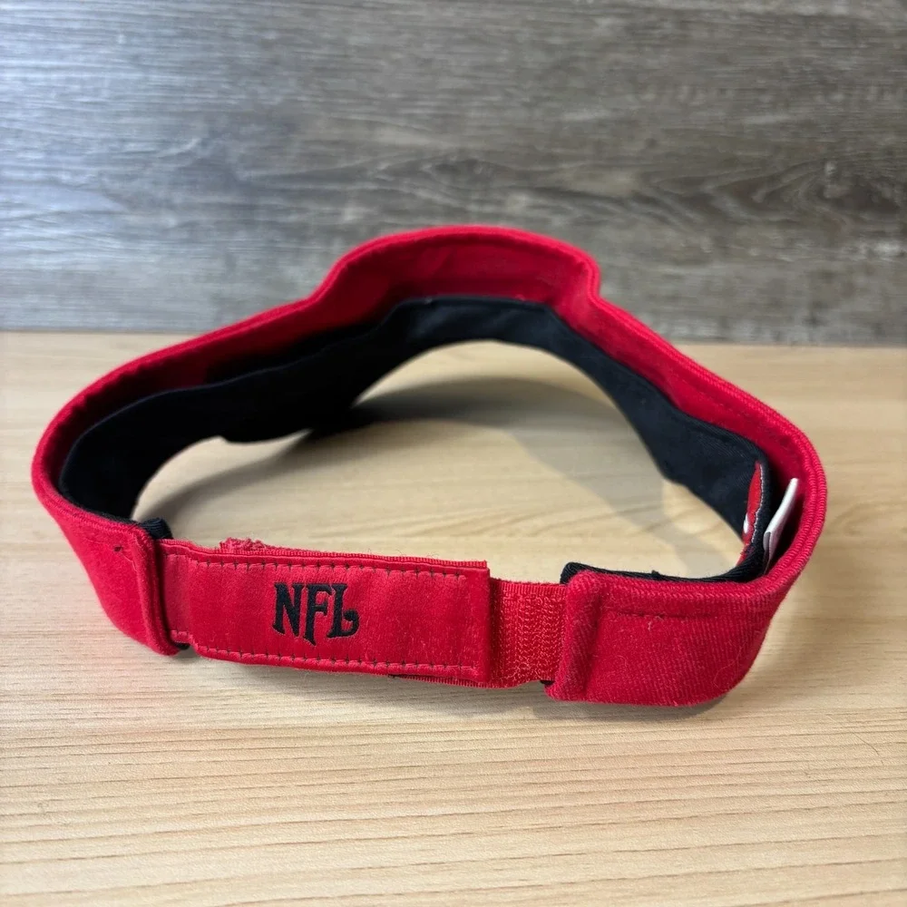 Tampa Bay Buccaneers Hat Visor Strap Back Red NFL Football Reebok